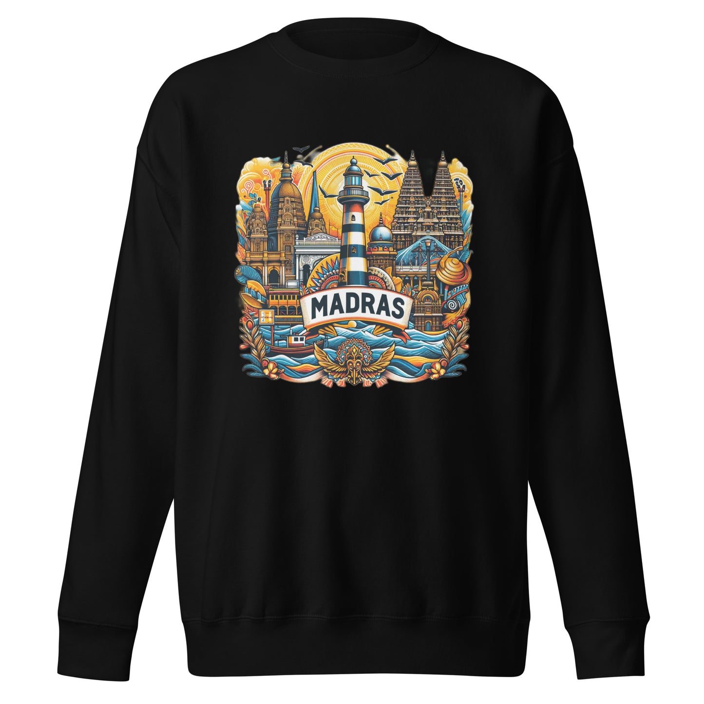 Madras is an Emotion - Unisex Premium Sweatshirt