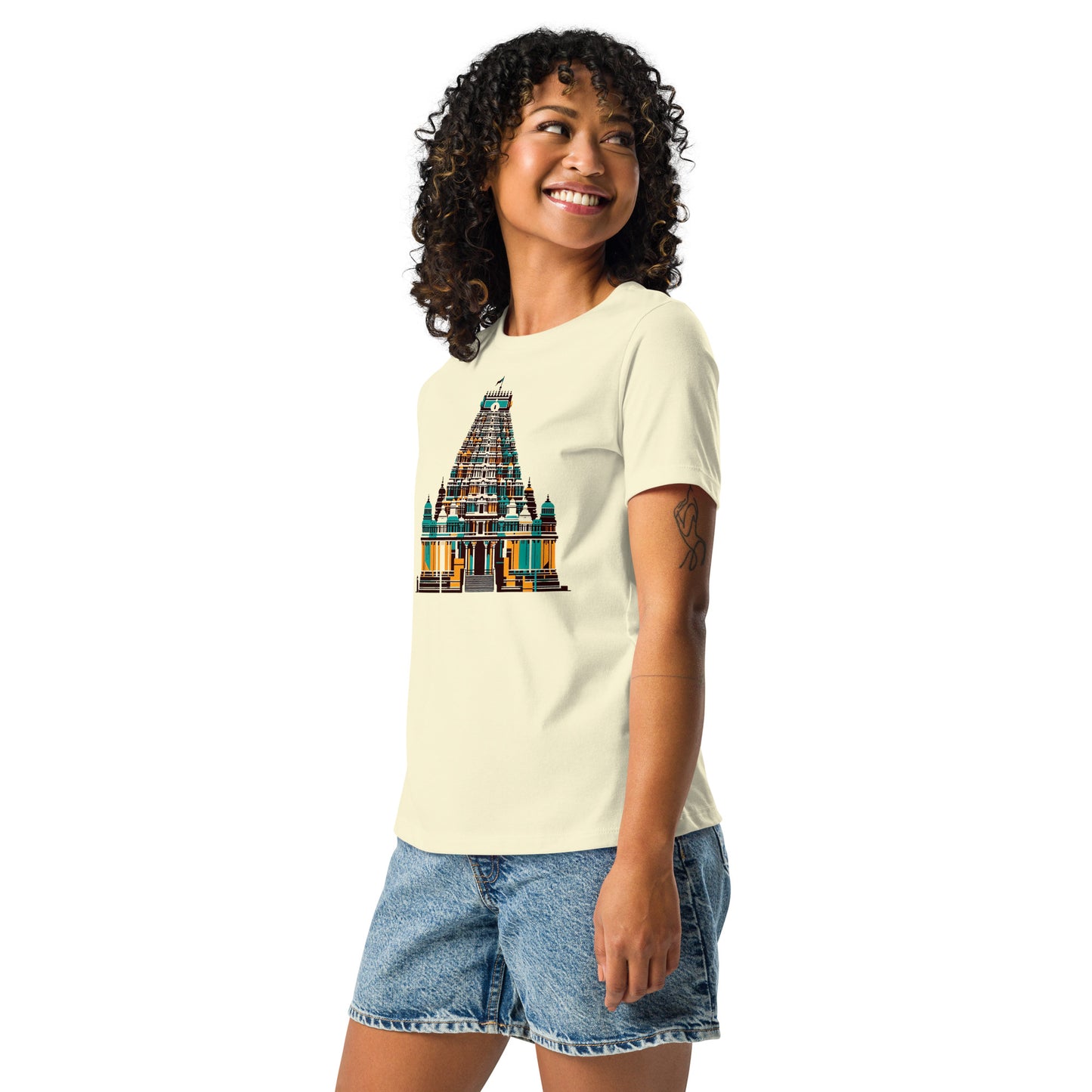 Temple Gopuram - Women's Relaxed T-Shirt