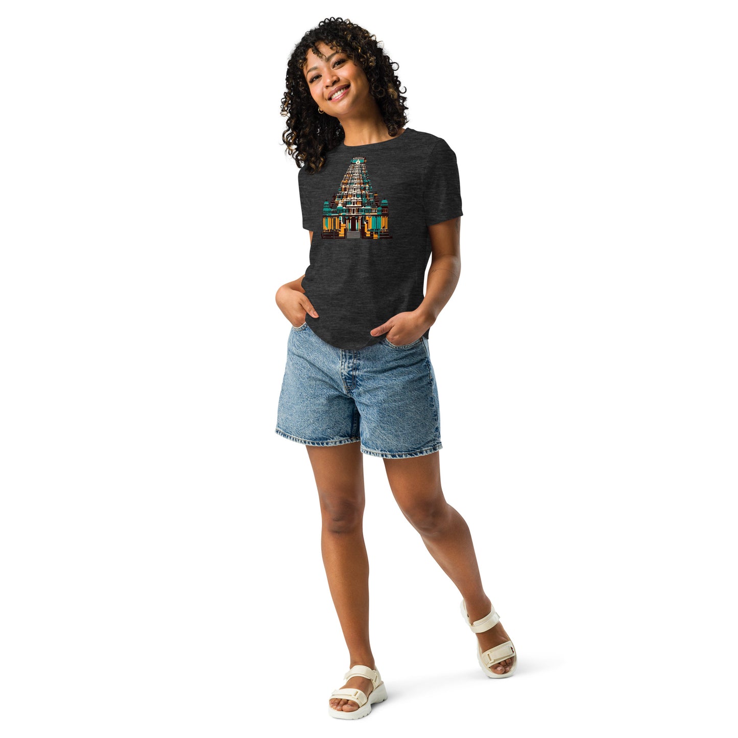 Temple Gopuram - Women's Relaxed T-Shirt