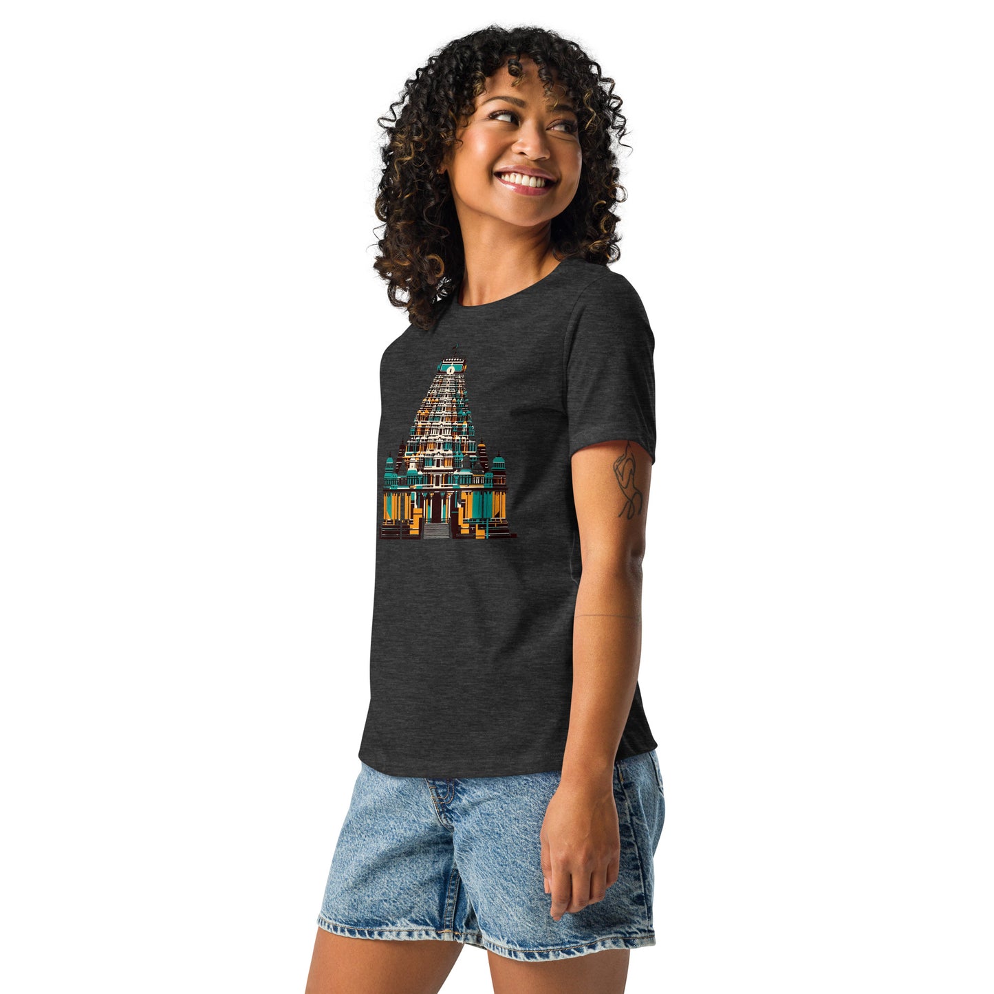 Temple Gopuram - Women's Relaxed T-Shirt