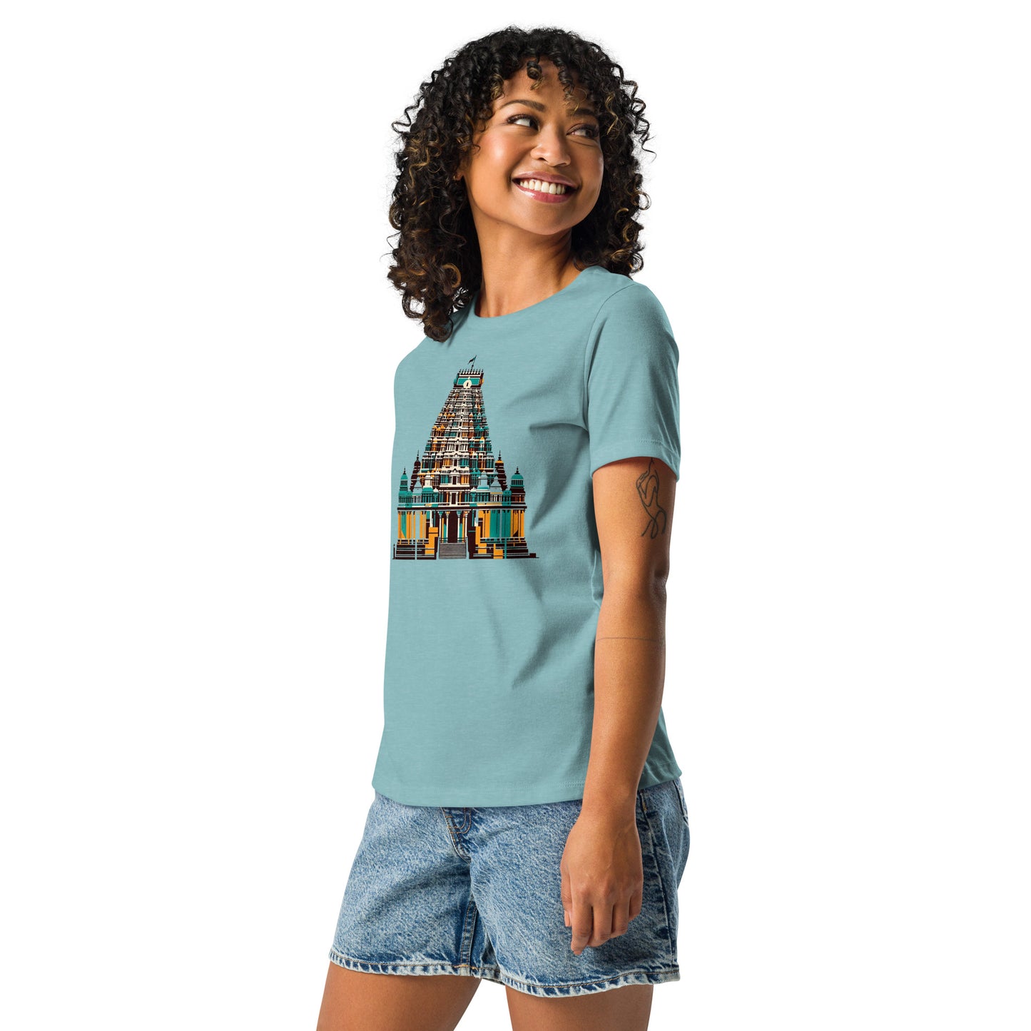 Temple Gopuram - Women's Relaxed T-Shirt