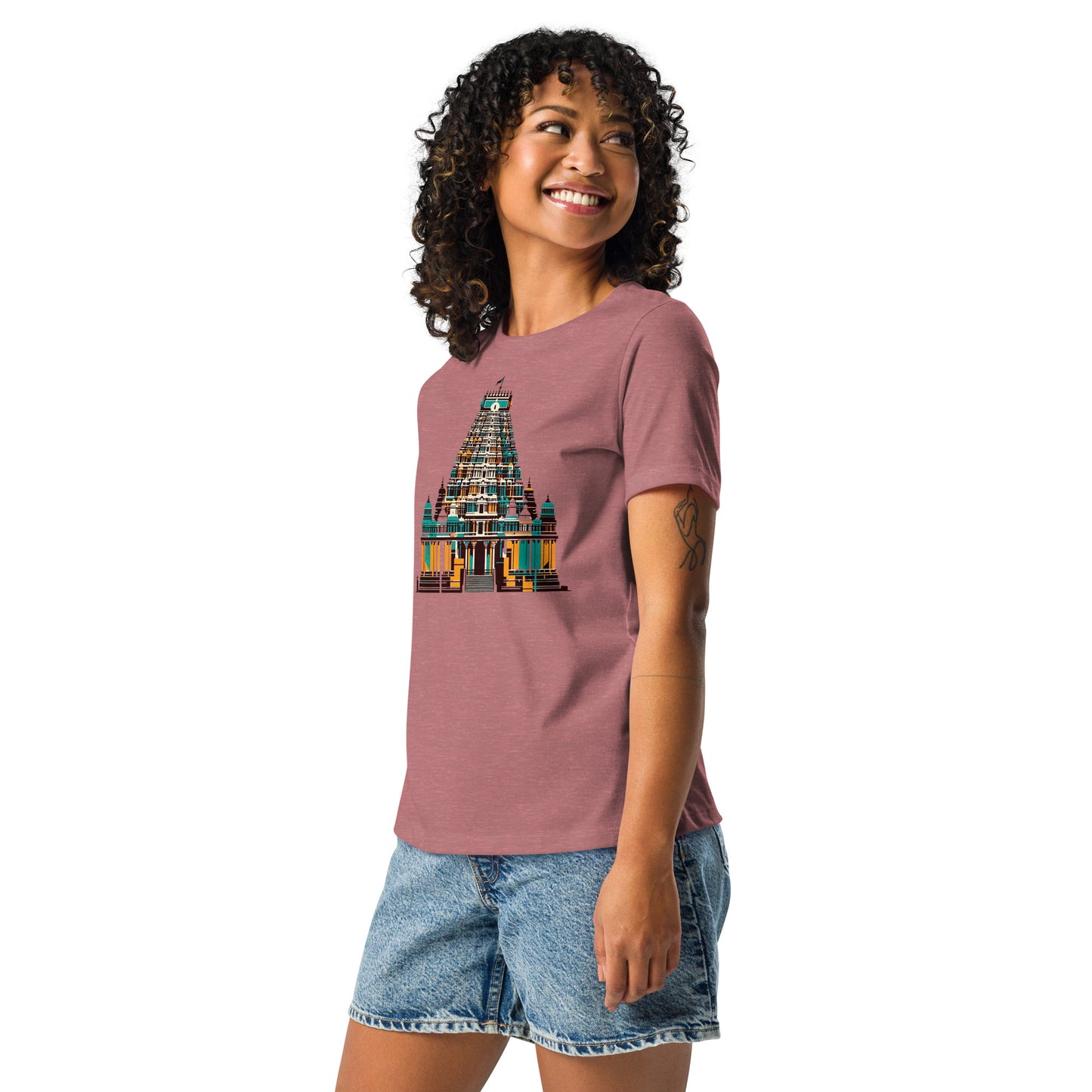 Temple Gopuram - Women's Relaxed T-Shirt