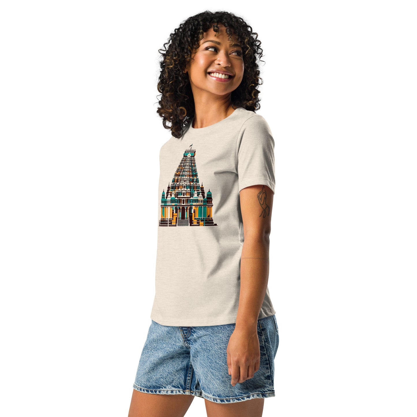 Temple Gopuram - Women's Relaxed T-Shirt