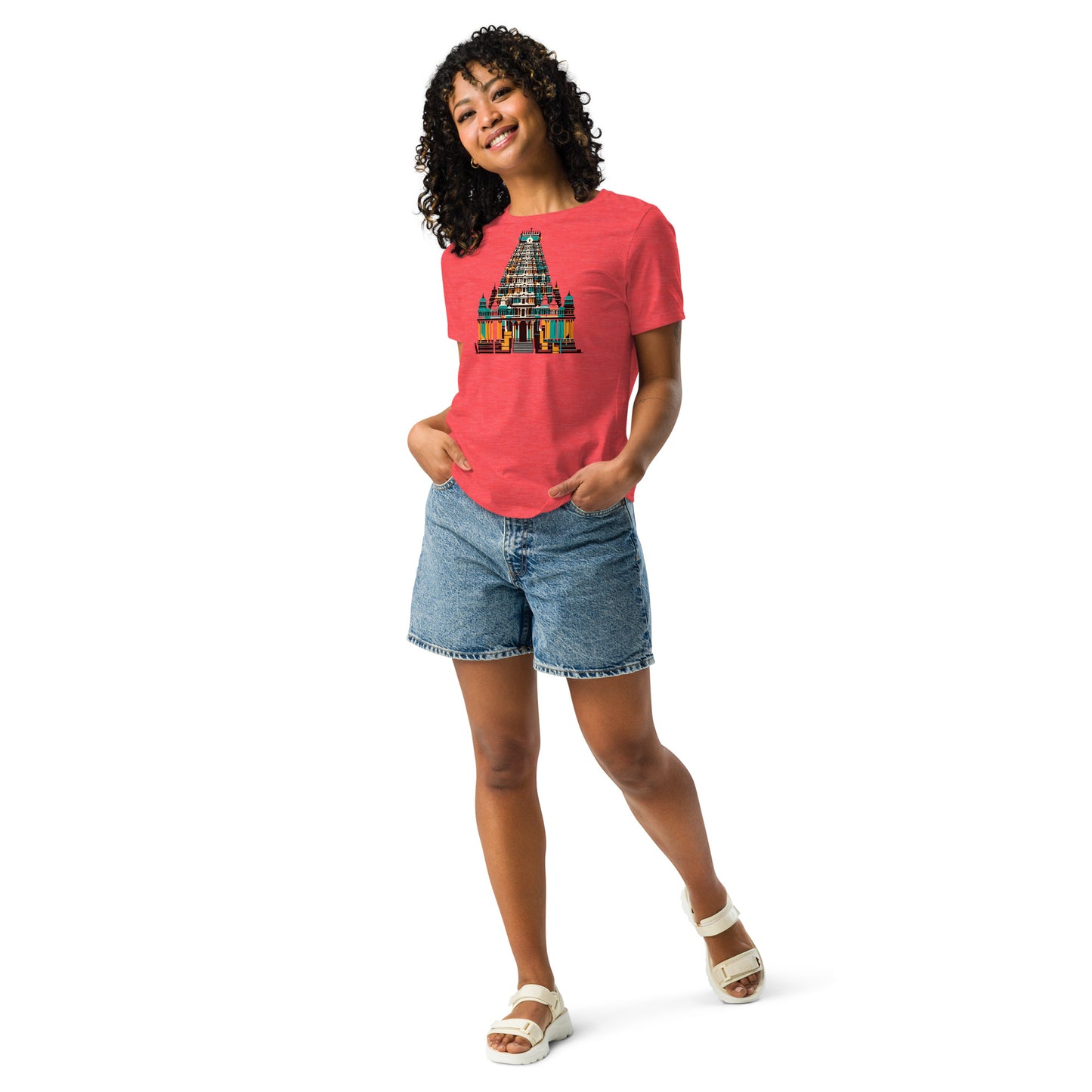 Temple Gopuram - Women's Relaxed T-Shirt