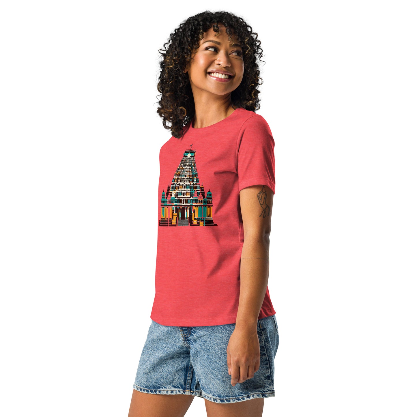 Temple Gopuram - Women's Relaxed T-Shirt