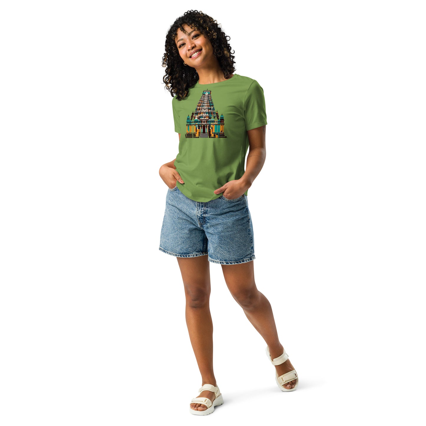 Temple Gopuram - Women's Relaxed T-Shirt